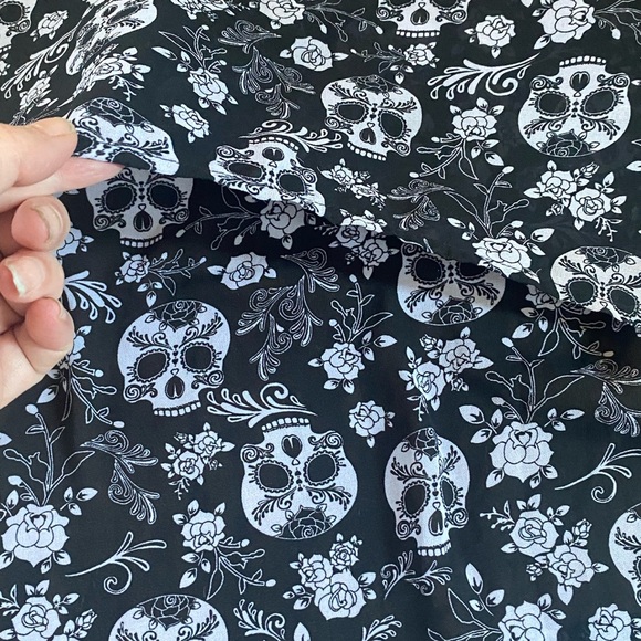 Skull Print Halter Dress - Picture 3 of 7